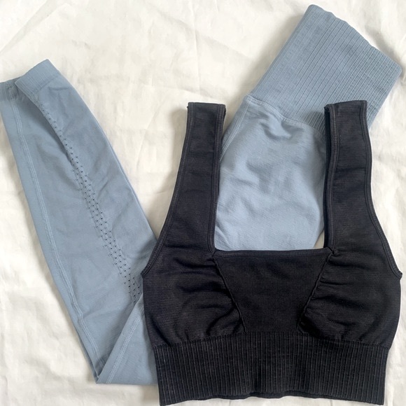 Free People Pants - NEW Free People Movement Set - Good Karma Leggings + Square Neck Bra